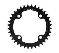 Anneau de Chaîne de Vélo, Plateau de Pédalier de Vélo Pièces de Réparation de Bicyclette en Allige d'Aluminium de Vélo de Montagne de 32/34/36 / 38T BCD 104(36T-Noir)