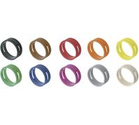 Anneau de codage Neutrik XXR-SET/MIX noir, marron, rouge, orange, jaune, vert, bleu, violet, gris, blanc 10 pc(s)