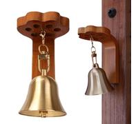 Anneau de communication pour chiot avec support | Cloche de porte d'apprentissage de la propreté pour chien pour entrée, maison, salon, chambre à coucher, appartement