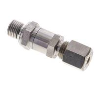 Anneau de compression pour clapet anti-retour hydraulique 6S (M14x1.5) et G1/4'' mâle en acier inoxydable 1-400bar Filetage-Tube ISO 8434-1