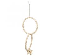 Anneau de corde double Trixie Naturel