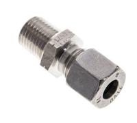 Anneau de coupe droit en acier inoxydable 1/4'' NPT mâle x 8L 315 Bar DIN 2353