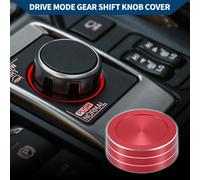 Anneau De Couvercle De Bouton De Commutation De Mode De Conduite Pour Subaru Forester 2019-2022 / Garniture Intérieure / Alliage D'Aluminium Élégant / 1 Pcs Rouge.