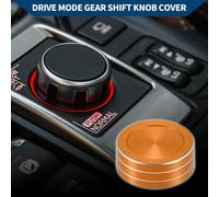 Anneau De Couvercle De Bouton De Commutation De Mode De Conduite Pour Subaru Forester 2019-2022 / Garniture De Décalque Intérieur / Alliage D'Aluminium Élégant / 1 Pcs Orange