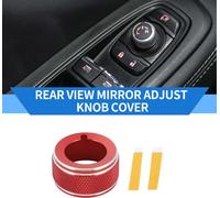 Anneau De Couvercle De Bouton De Commutation De Réglage Du Rétroviseur Intérieur compatible pour Subaru Forester 2019-2024, En Alliage D'Aluminium Robuste Rouge