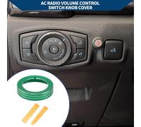 Anneau De Couvercle De Bouton DeDes Phares pour Ford F150 2015-2020 / Garniture Intérieure / Alliage D'Aluminium Élégant / 1 Pcs Vert