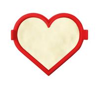 Anneau De Crêpe En Silicone Moule De Coeur - Moules De Cuisson D'oeufs Antiadhésifs, Moule De Pâte À À | Pince De Petit Déjeuner En Coeur, Moules À Crêpes Pour Thème