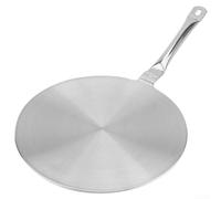 Anneau de cuisson 24 cm pour plaque de cuisson en verre et chauffage | Trois couches d'aluminium en acier, répartition homogène de la chaleur, élimine les points chauds, s'adapte aux plaques à gaz