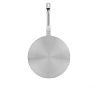 Anneau de cuisson 24 cm pour plaque de cuisson en verre et chauffage | Trois couches d'aluminium en acier, répartition homogène de la chaleur, élimine les points chauds, s'adapte aux plaques à gaz