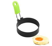 Anneau de cuisson des œufs - Machine de petit-déjeuner circulaire pliable, formes d'oeufs de crêpe pour poêle | Outil de cuisine pour un sandwich à l'omelette impeccable | HA