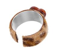 Anneau de cœur imprimé léopard pour femmes bijoux esthétique vintage Conception ouverte confortable Accessoire à motifs uniques pour usure quotidienne et occasions spéciales