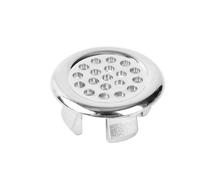 Anneau de Débordement d’Évier Anneaux de débordement en plastique for lavabo, protecteur d'évier galvanisé, anti-rayures, Installation universelle 22-24mm, accessoire bain, 20/1 pièces(Style A,10 PCS)