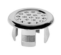 Anneau de débordement de lavabo - Insert rond de 22 mm à 24 mm, design robuste à double couche | Couverture de garniture pour trous de bassin de salle de bain, anti-rouille pour buanderie, vanité de