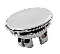 Anneau de débordement de l'évier - insert du bassin Chrome, garniture de lavabo de salle de bain, couvercle de trou de débordement | Capuchard de débordement universel d'évier avec finition polie et c