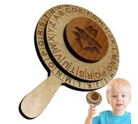 Anneau de décodage de roue de chiffrement - Outil d'encodage de messages secrets pour jeux de puzzle | Disque alphabétique rotatif pour les activités de casse de code, gadget d'apprentissage convivi