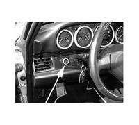Anneau de décoration d'interrupteur de phares en aluminium pour Porsche 993