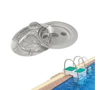 Anneau de d'écumoire pour Piscine creusée, Support de d'écumoire de Piscine, Fixation Interne Externe pour Tuyau, réservoir de Natation, Jardinier extérieur