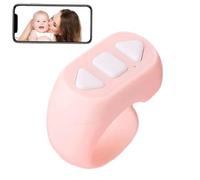 Anneau de défilement - Anneau de télécommande 3 touches, rechargeable pour tourneur de page intelligent pour enregistrement vidéo de caméra, télécommande sans fil du bout des doigts