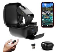 Anneau de Défilement du Bout des Doigts, Double Mode +Pavé Tactile Bluetooth 5.3 + 2,4 G,Tourne-Page pour TIK Tok iPhone iPad,Souris Bluetooth Portable 2 en 1 avec Télécommande, Télécommande sans Fil