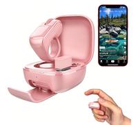 Anneau de défilement du bout des doigts, double mode + pavé tactile, Bluetooth 5.3 + 2,4 G, tourneur de page pour Tik Tok, iPhone, iPad, souris portable 2 en 1 avec télécommande, télécommande sans fil