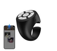 Anneau de défilement du bout des doigts - Télécommande pour photo | Ring Télécommande d'enregistrement vidéo pour voyage, voiture, camping, école