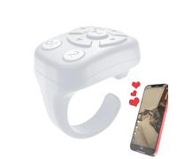 Anneau de défilement du bout du doigt - Retourneur de page sans fil et déclencheur de caméra | Anneau de défilement avec télécommande - Déclencheur automatique de la caméra pour photos - Appareil