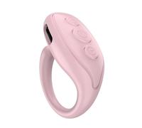 Anneau de défilement pour télécommande du bout des doigts Tiktok. obturateur de caméra sans fil. bouton Selfie. lecture vidéo. livres électroniques. contrôleur du bout des doigts--Rose only Ring