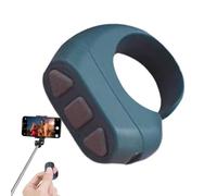 Anneau de défilement pour téléphone, télécommande de défilement de téléphone - Défilement des doigts 3 clés - Tourneur de page rechargeable, télécommande sans fil du bout des doigts pour tablettes