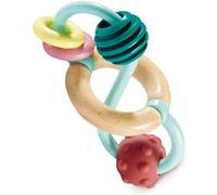 Anneau de dentition coloré en bois Multicolore G