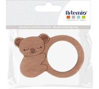 Anneau de dentition en bois - Koala - 100 x 70 mm Beige