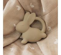 Jollein 101-007-66019 Anneau de dentition en caoutchouc naturel lapin Nougat 10 x 10 x 2 cm