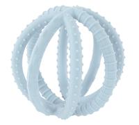 Anneau De Dentition En Forme De Balle Pour Bebe, En Silicone De Qualite Alimentaire, Reduit Les Douleurs, Jouet De Dentition Texture Apaisant, Bleu