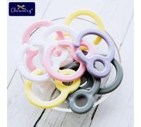 Anneau De Dentition En Plastique Pour Enfants, 10 Pièces, Crochet De Sucette, Liens, Poussette, Jouet, Diy, Clip Factice, Pendentif D'allaitement, Produits Pour Enfants