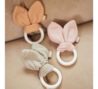 Anneau de dentition en silicone Bunny Ears Olive Green