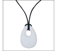 Anneau De Dentition En Silicone De Qualité Alimentaire Pour Bébé, Collier Avec Pendentif En Forme D'Ange Et De Larmes