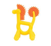 Anneau de dentition en silicone Geo Zoos de Nuby - Jouet de dentition girafe pour b b s de 3 mois et plus