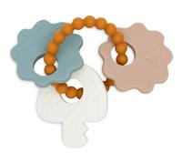 Jollein – Anneau de dentition en silicone Lovely Birds – 100% silicone – Beige