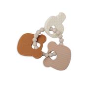 Anneau De Dentition En Silicone Marron, Gris, Blanc TU