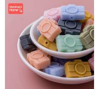 Anneau De Dentition En Silicone Pour Bébé, 10 Pièces, Perles De Dessin Animé, Caméra, Qualité Alimentaire, Sucette Chaîne, Bracelet, Accessoires, Cadeaux D'allaitement