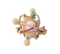 Anneau de Dentition Galaxy avec Hochet Silicone Beige