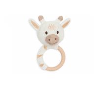 Jollein Hochet anneau de dentition Girafe Blanc/Beige