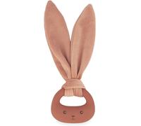Kaloo - Lapinoo - Anneau de Dentition Bébé - Couleur Terracotta - Anneau Lapin - Sans PVC Sans BPA - Double Texture - Accessoire Bébé - Dès la naissance, K218009