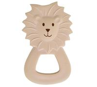 Tikiri Anneau de dentition Lion crème en caoutchouc naturel 12 cm