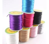 Anneau De Dentition Pour Bébé, 1 Pièce, Corde En Soie Satinée, Cordon En Nylon Coloré, Accessoires De Dentition, Collier En Rotin, Diy, Jouets, 1mm 80m
