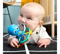 BABY EINSTEIN Ocean Explorers Opus' Shake & Soothe Anneaux de Dentitions, jouet et hochet, dès la naissance blanc TU