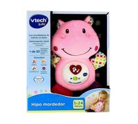 Anneau de dentition pour bébé Vtech Rose Hippopotame Jouet Peluche