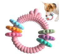 Anneau De Dentition Pour Chiots - Anneau À Mâcher Robuste En Caoutchouc Jouets Pour Chiens À Mâcher, Lancer Et Attraper, Favorisant Un Comportement De Mastication Sain Et Des Soins Dentaires