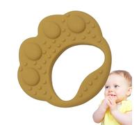 Anneau de dentition pour tout-petits, jouet de dentition pour bébé | Anneau de en forme de patte de chien - Bâton de en Silicone, anneaux de Anti-chute au poignet pour ca