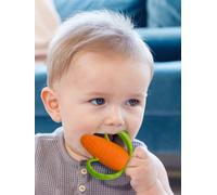 Anneau de dentition silicone carotte multicolore TU