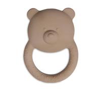 Anneau de dentition teddy bear en caoutchouc naturel marron TU